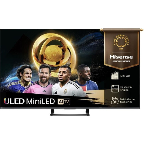 Hisense 65U7Q (2025) - Ultra HD TV - Mini-LED 220+ dimming zones - Zwart