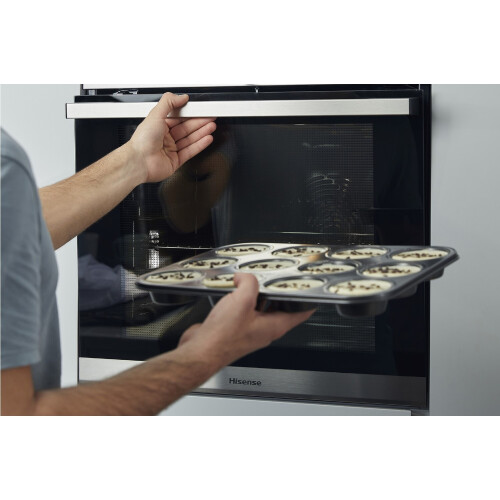 Hisense Bi62211cx - Inbouw Oven - 60 Cm - 77l - Hetelucht & Grill - Energieklasse A | Nieuw (outlet)