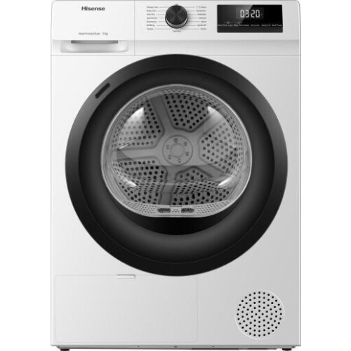 Hisense Dh1q802bw2 - Warmtepompdroger - 8 Kg - 64 Db - Energieklasse A++ | Nieuw (outlet)
