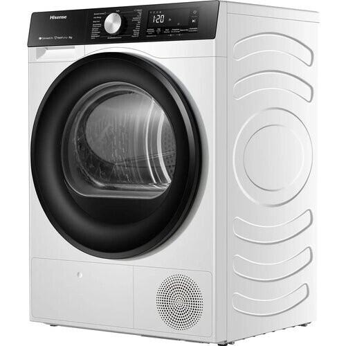 Hisense Dh3s802bw3 Warmtepompdroger - Trommelverlichting - Allergy Care - Autodry - Bediening Via De App - 8 Kg | Nieuw (outlet) Tweedehands