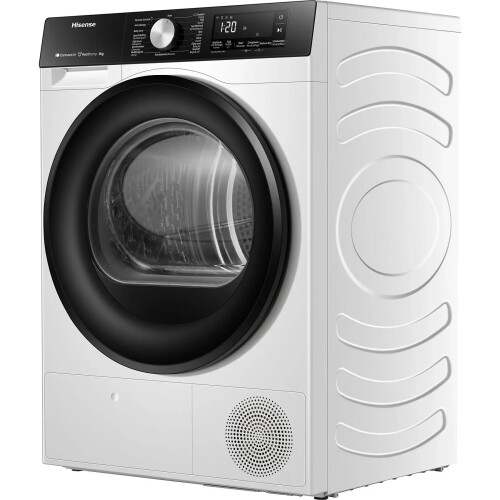 Hisense Dh3s802bw3 Warmtepompdroger - Trommelverlichting - Allergy Care - Autodry - Bediening Via De App - 8 Kg | Nieuw (outlet)