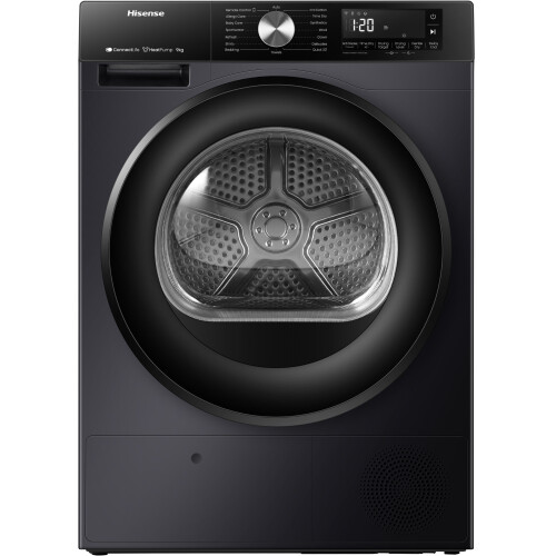 Hisense DH3S902BB3 - Wasdroger - 9kg laadvermogen - Energieklasse C Tweedehands