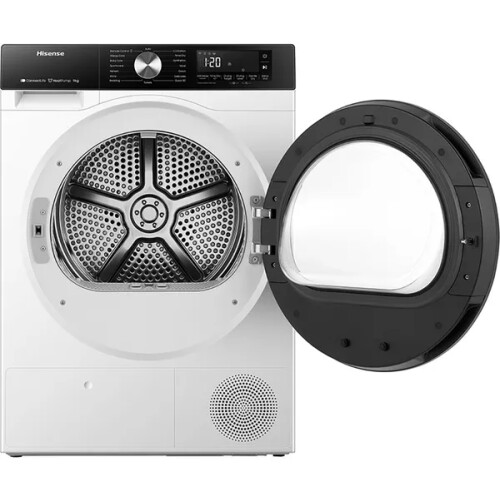 Hisense Dh3s902bw3 - Warmtepompdroger - 9 Kg - 64 Db - Energieklasse A+++ - Wit | Nieuw (outlet)