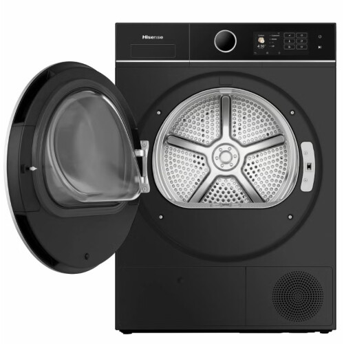Hisense Dh5i904bbbc - Warmtepompdroger - 9 Kg - 60 Db - Energieklasse B - Zwart | Nieuw (outlet)