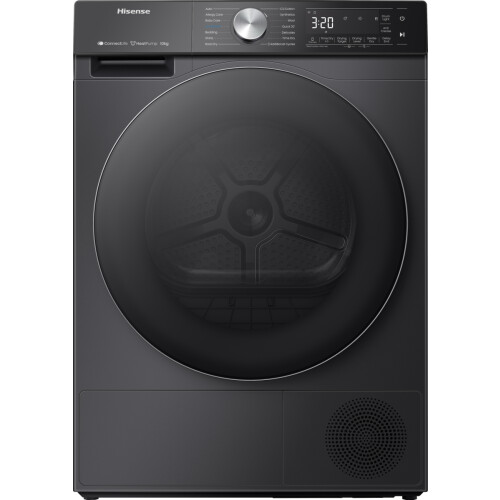 Hisense Dh5s102bb - Warmtepompdroger - 10 Kg - 64 Db - Energieklasse C - Zwart | Nieuw (outlet)