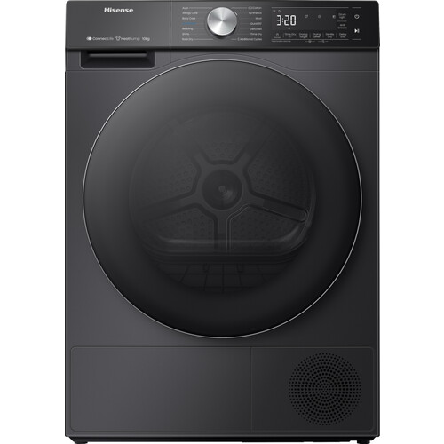 Hisense Dh5s102bb - Warmtepompdroger - 10 Kg - 64 Db - Energieklasse C - Zwart | Nieuw (outlet) Tweedehands