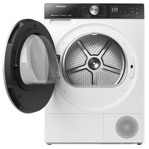 Hisense Dh5s102bw - Warmtepompdroger - 10 Kg - Connectlife - 64 Db - Energieklasse A+++ | Nieuw (outlet)
