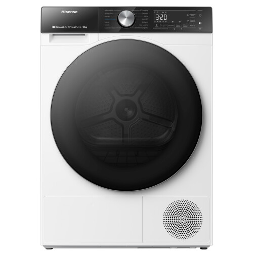 Hisense Dh5s102bw - Warmtepompdroger - 10 Kg - Connectlife & Vochtigheidssensor - 64 Db - Energieklasse A+++ | Nieuw (outlet)