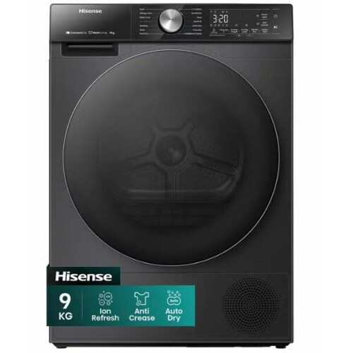 Hisense DH5S902BB - Warmtepompdroger 9 kg - A+++ - zwart Tweedehands