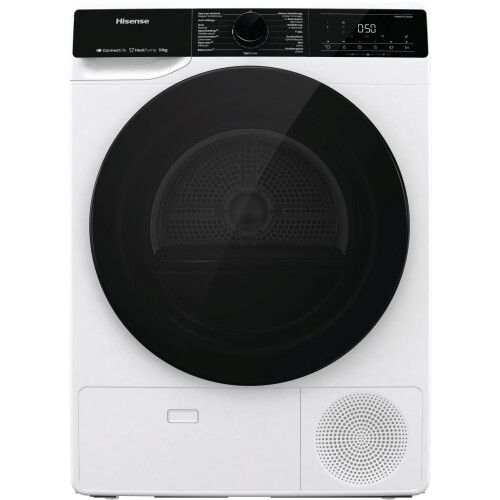 Hisense DH5V13UW - Warmtepompdroger - 10 kg - Wi-Fi-besturing - Wit