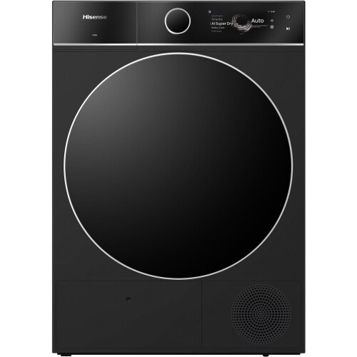 Hisense DH7I108BBAB/BLX - Warmtepompdroger - 10 kg - A - Zwart
