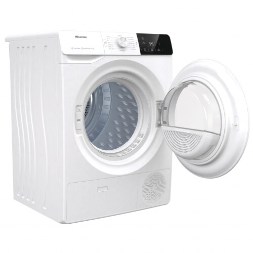 Hisense Dhge8013 - Warmtepompdroger - 8 Kg - 65 Db - Energieklasse A+++ | Nieuw (outlet)