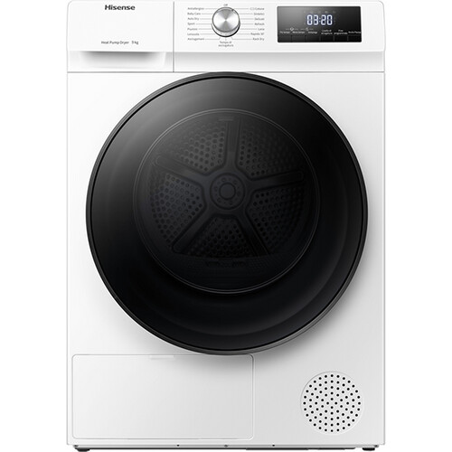 Hisense Dhqa9.02u - Warmtepompdroger - 9 Kg - 65 Db - Energieklasse A++ | Nieuw (outlet) Tweedehands