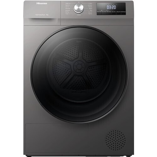 Hisense Dhqa902ut - Warmtepompdroger - 9 Kg - Energieklasse A++ - 65 Db - Grafiet | Nieuw (outlet) Tweedehands