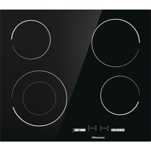 Hisense E6432c - Keramische Kookplaat - 60 Cm - 4 Kookzones | Nieuw (outlet) Tweedehands