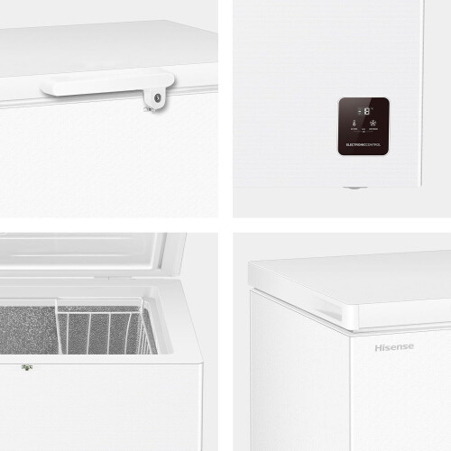 Hisense Fc200n1awe1 - Vrieskist - 85.8 Cm - 198l - Supervriezen - 37 Db | Nieuw (outlet)