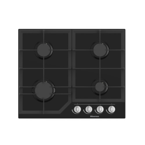 Hisense Gg643b - Inbouw Gaskookplaat - 60 Cm Met Wokbrander | Nieuw (outlet)