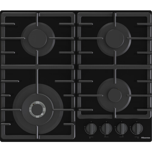 Hisense Gg663bhf - Gaskookplaat - 60 Cm - 4 Kookzones - Wokbrander | Nieuw (outlet)