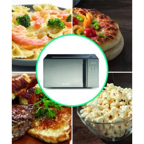 Hisense H20mombs4h - Vrijstaande Magnetron Met Grill - 20 Liter - Rvs | Nieuw (outlet)