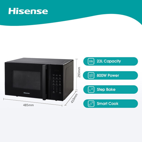 Hisense H23mobs5h Magnetron - 23 Liter - Zwart | Nieuw (outlet)
