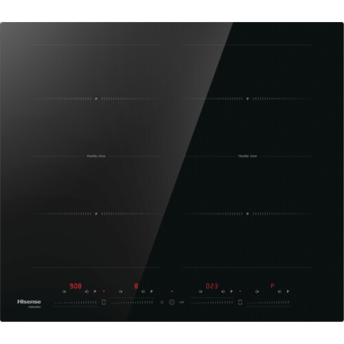 Hisense Hi6442bsce Inductie Kookplaat - 4 Kookzones - Easy Clean Surface - Timer | 60 Cm - Zwart | Nieuw (outlet)