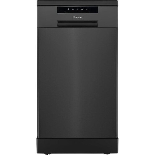 Hisense Hs523e15buk - Vrijstaande Smalle Vaatwasser - 45 Cm - 10 Couverts - Uitgestelde Start - 47 Db - Energieklasse E | Nieuw (outlet)