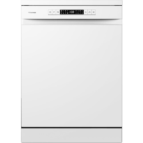 Hisense Hs622e90w - Vrijstaande Vaatwasser - 60 Cm Breed - 13 Couverts - Uitgestelde Start - 47 Db - Energieklasse E | Nieuw (outlet)