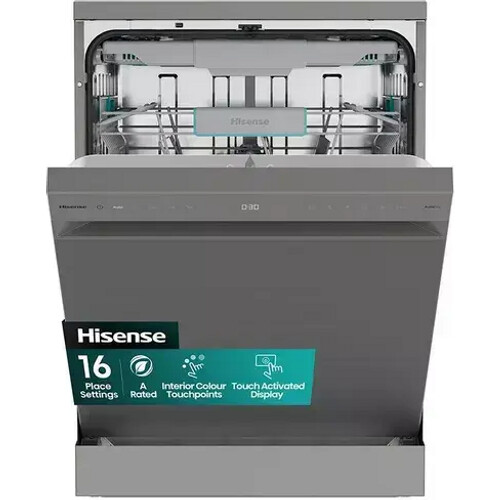 Hisense Hs663a90xuk - Vrijstaande Vaatwasser - 60 Cm - 16 Couverts - 44 Db - Energieklasse A | Nieuw (outlet) Tweedehands