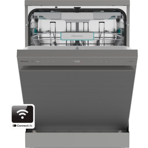 Hisense HS693A90XAD - Vrijstaande Vaatwasser - 16 Couverts - Besteklade - 40 dB - A