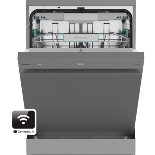 Hisense Hs693a90xad - Vrijstaande Vaatwasser - 84.6 Cm Hoog - 16 Couverts - 40 Db - Energieklasse A | Nieuw (outlet)