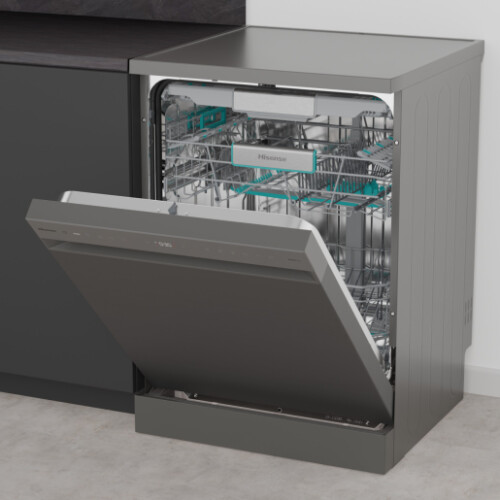 Hisense Hs693a90xaduk - Vrijstaande Vaatwasser - 60 Cm - 16 Couverts - 40 Db - Energieklasse A | Nieuw (outlet)