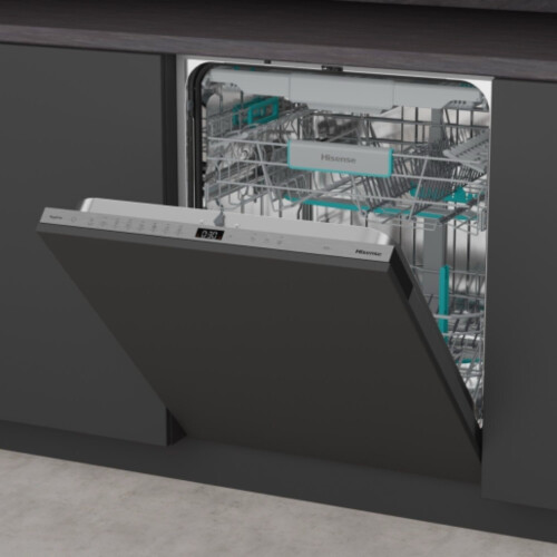 Hisense Hv16auk - Inbouw Vaatwasser - 60 Cm - 16 Couverts - Besteklade - 43 Db - Energieklasse A | Nieuw (outlet)