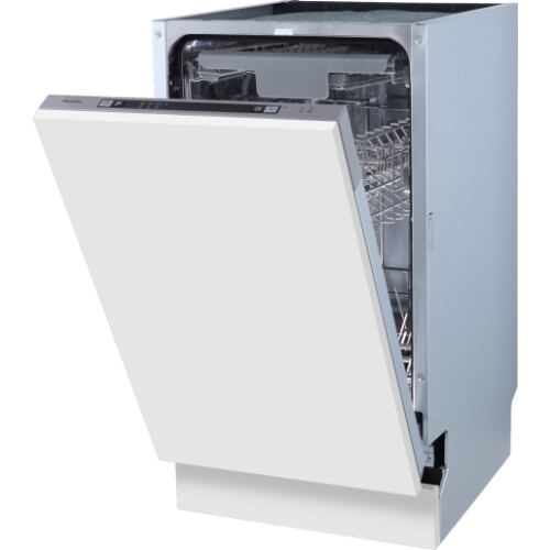 Hisense Hv523e15 - Smalle Inbouw Vaatwasser - 45 Cm - 10 Couverts - Besteklade - 47 Db - Energieklasse E | Nieuw (outlet)
