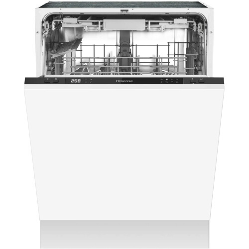 Hisense Hv603d40 - Inbouw Vaatwasser - 60 Cm - 14 Couverts - Besteklade - 46 Db - Energieklasse D | Nieuw (outlet)