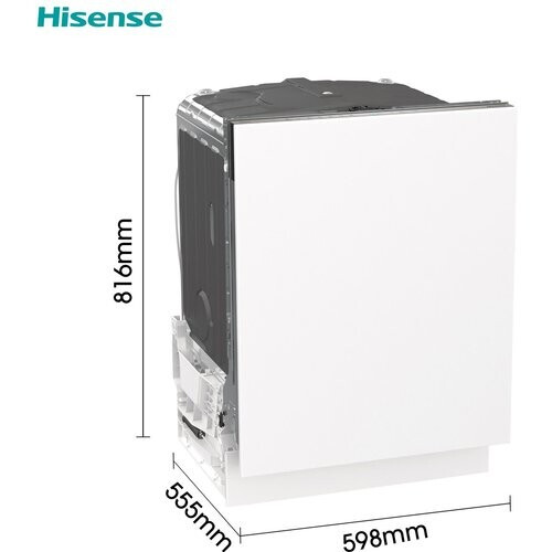 Hisense Hv643d60 - Inbouw Vaatwasser - 60 Cm - 16 Couverts - Autodry - 44 Db - Energieklasse D Tweedehands
