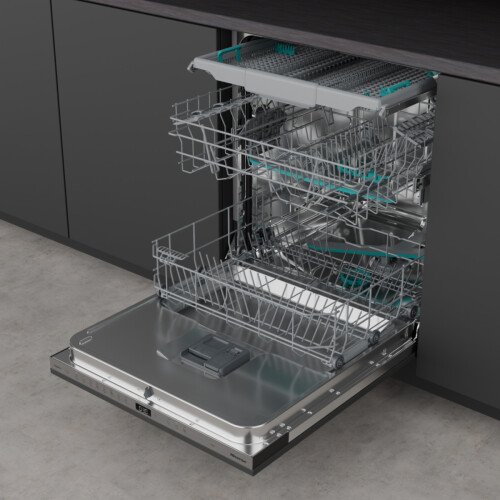 Hisense Hv663a60 - Inbouw Vaatwasser - 60 Cm - 16 Couverts - Auto Dry - 43 Db - Energieklasse A | Nieuw (outlet)