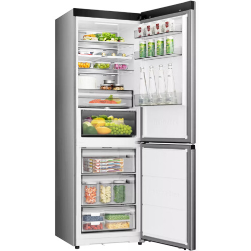 Hisense Rb3k330saie - Koelvriescombinatie - 185.6 Cm - 330l - No Frost - Rvs | Nieuw (outlet)