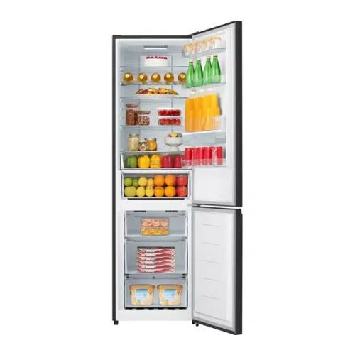 Hisense Rb435n4wfe - Koelvriescombinatie - 200.4 Cm - 336l - No Frost & Waterdispenser - Zwart Rvs | Nieuw (outlet)