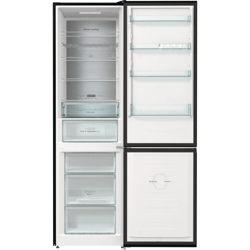 Hisense Rb470n4sfc - Koel-vriescombinatie - 200 Cm - 361l - No Frost - Zwart Rvs | Nieuw (outlet)