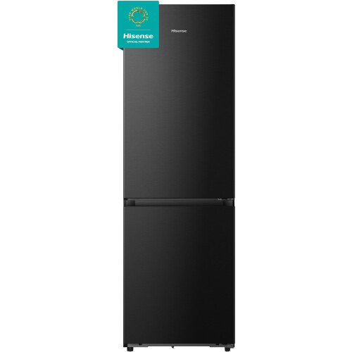Hisense RB5K330GSFC - Koel-Vriescombinatie - 330 liter - Zwart/RVS Tweedehands