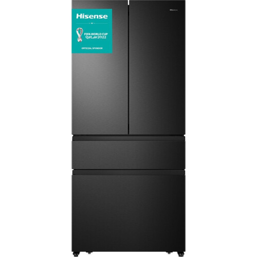Hisense RF540N4SBF2 - Amerikaanse Koelkast - 480 liter - Zwart Tweedehands