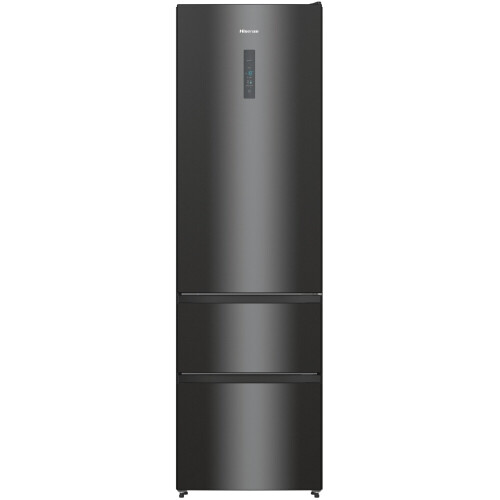 Hisense Rm469n4afeuk - Koel-vriescombinatie - 200 Cm - 368l - Total No Frost - Zwart Rvs | Nieuw (outlet)