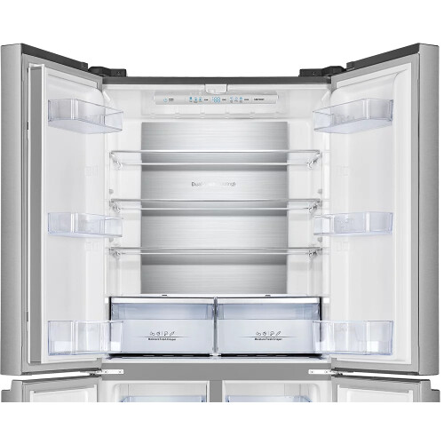 Hisense Rq563n4si2 - Amerikaanse Koelkast - 181.7 Cm - 454l - No Frost - Zilver | Nieuw (outlet)