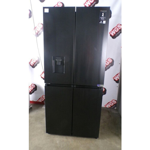 Hisense RQ5P470SMFE - Amerikaanse Koelkast - 482l No Frost Waterdispenser - Zwart Tweedehands