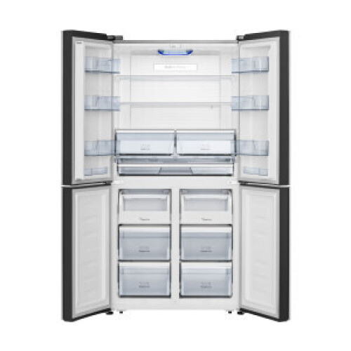 Hisense Rq689n4af2 - Amerikaanse Koelkast - 181 Cm - 542l - Total No Frost - Zwart Rvs