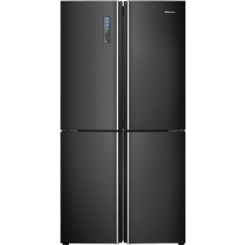 Hisense Rq689n4af2 - Amerikaanse Koelkast - 181 Cm - 542l - Total No Frost - Zwart Rvs Tweedehands