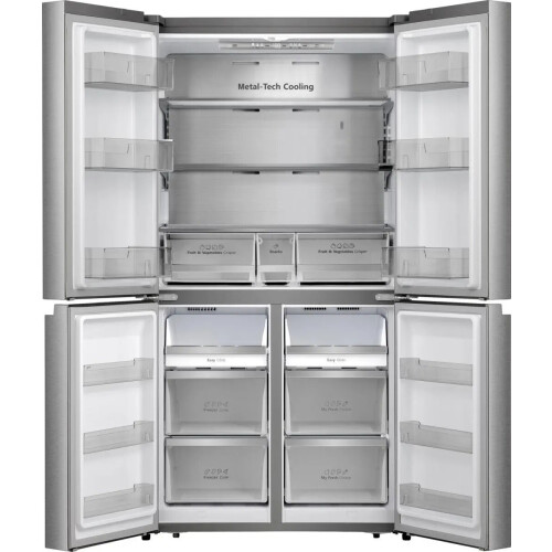 Hisense Rq758n4sase - Amerikaanse Koelkast - 178.5 Cm - 609l - Total No Frost - Rvs