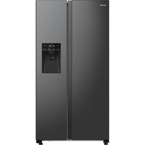 Hisense Rs5p535ntfduk - Amerikaanse Koelkast - 178.6 Cm - 566l - No Frost - Zwart Rvs | Nieuw (outlet) Tweedehands