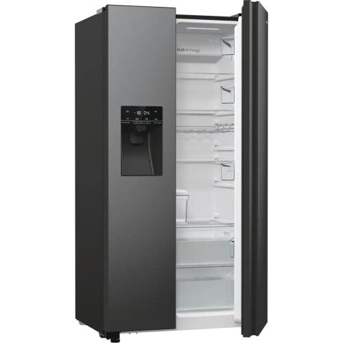 Hisense Rs5p535ntfduk - Amerikaanse Koelkast - 178.6 Cm - 566l - No Frost - Zwart Rvs | Nieuw (outlet)