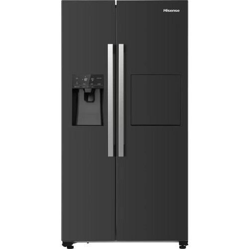 Hisense Rs694n4bbe - Amerikaanse Koelkast - 179.3 Cm - 560l - No Frost - Zwart | Nieuw (outlet) Tweedehands